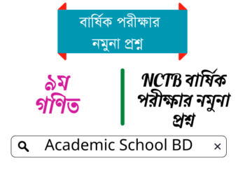 নবম শ্রেণির বার্ষিক পরীক্ষার গণিত প্রশ্নকাঠামো ও মানবণ্টন | Class 9 Annual Exam Math