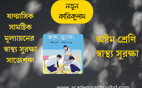 অষ্টম শ্রেণির ষাণ্মাসিক সামষ্টিক মূল্যায়নের প্রশ্ন স্বাস্থ্য সুরক্ষা | Class 8 Mullayon Question